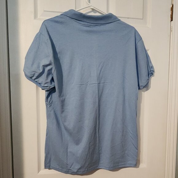 Women's Blue Golf Shirt, Jerzees, Size XL, NWT - Picture 2 of 4